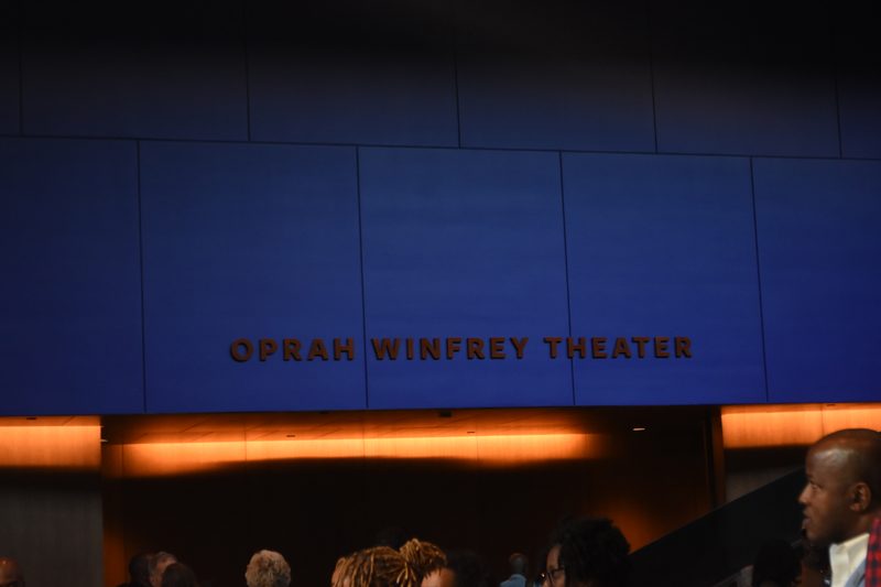 Outside the Oprah Winfrey Theater inside the museumVeronica Graves/The Root